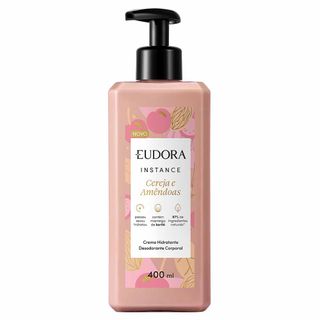 Creme Hidratante Desodorante Corporal Eudora Instance Cereja e Amêndoas